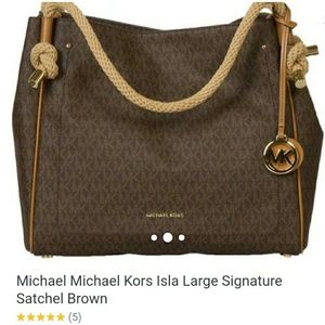 Michael Michael Kors Isla Large Signature Satchel
